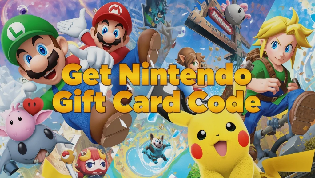 Get Nintendo Gift Card Code Instantly – 100% Working Method